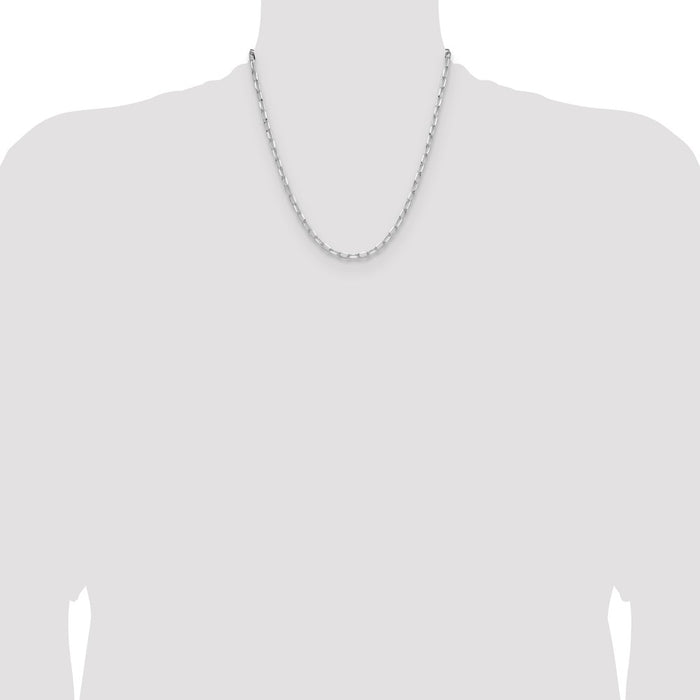 High-Quality 3.85mm Sterling Silver Double-Cable Forzantine Chain - Stylish Value!-4