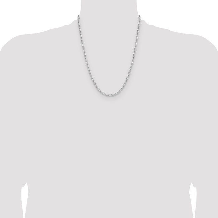 Buy Exclusive 3.85mm Sterling Silver Double Curb Forzantine Chain - Stylish Value!-4