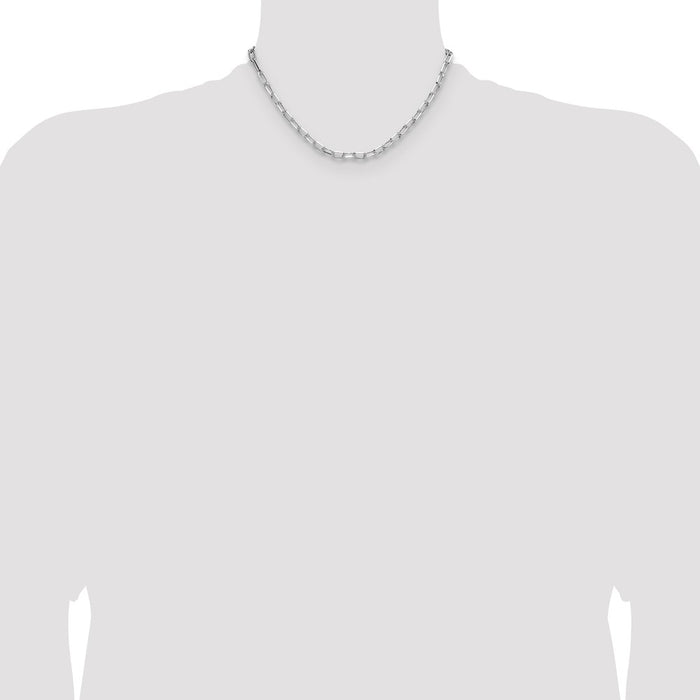 Buy Stylish 4.65mm Sterling Silver Double Curb Forzantine Chain - Luxury Value!-4