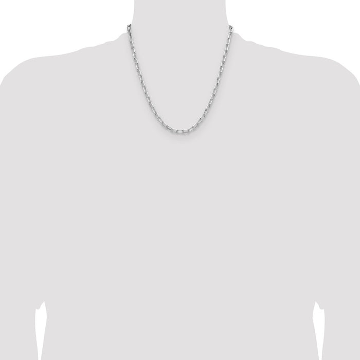 Buy High-Quality 4.65mm Sterling Silver Double Curb Forzantine Chain - Stylish Value!-4