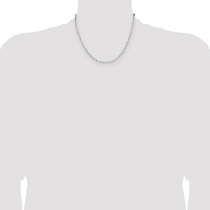 Buy Stylish 3.1mm Double Link Paperclip Chain in High-Quality Sterling Silver-4