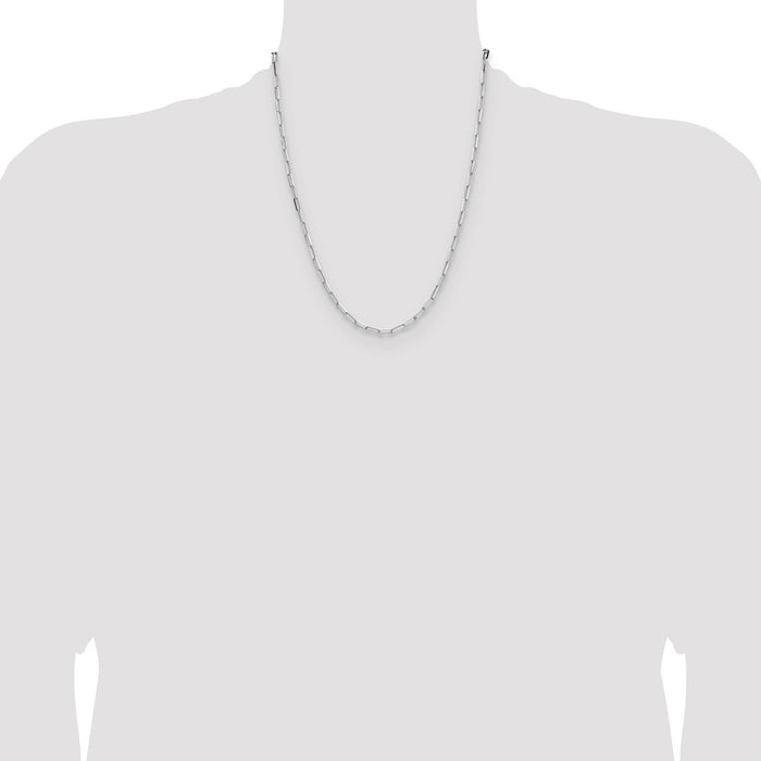 Buy Stylish 3.1mm Double Link Paperclip Chain in High-Quality Sterling Silver-4