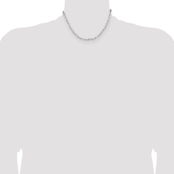 Exclusive 3.5mm Sterling Silver Double Link Paperclip Chain - Stylish Value!-4