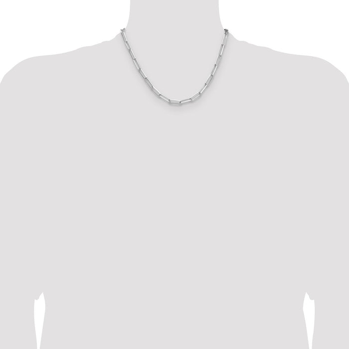 Buy Stylish 4.4mm Double Link Paperclip Chain in High-Quality Sterling Silver-4