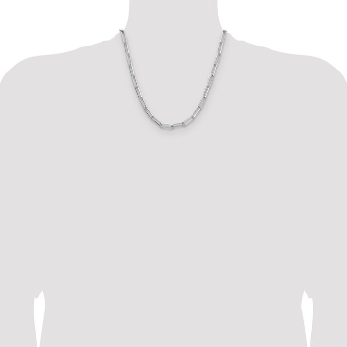 Buy Stylish 5.5mm Double Link Paperclip Chain in High-Quality Sterling Silver-4