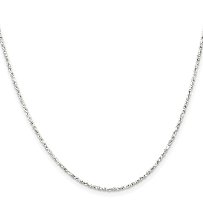 Buy Stylish 1.3mm Solid Sterling Silver Rope Chain - Luxury Value Jewelry-2