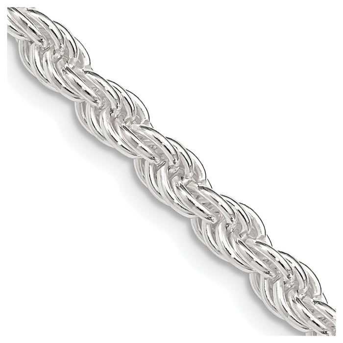 Buy Stylish 4.5mm Sterling Silver Rope Chain - Affordable Luxury Jewelry-1