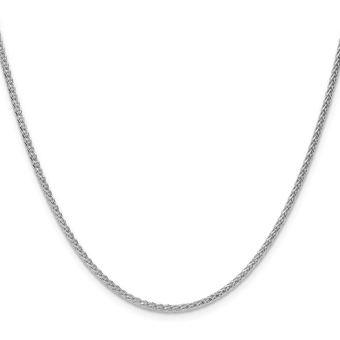 High-Quality Diamond-Cut Square Spiga Chain - 2.1mm Sterling Silver Value-2