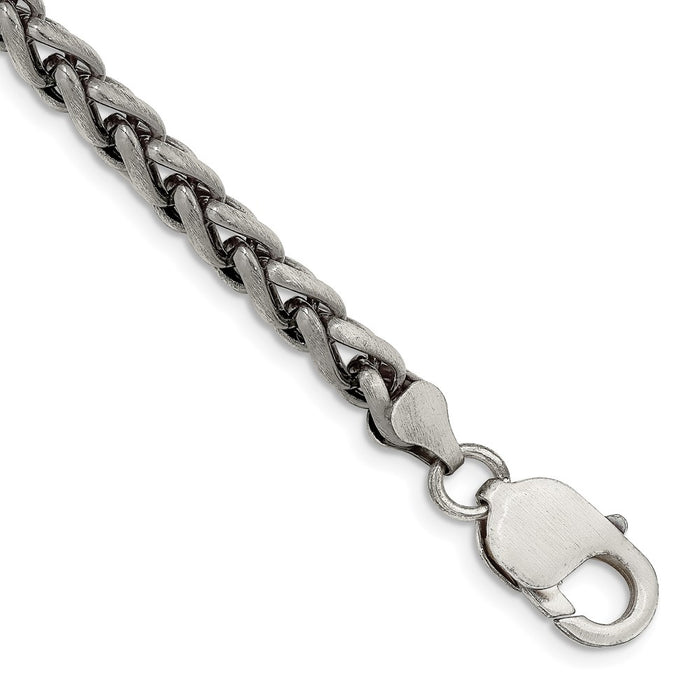 Exclusive Antiqued Sterling Silver 6mm Spiga Chain - Affordable Luxury Jewelry-1