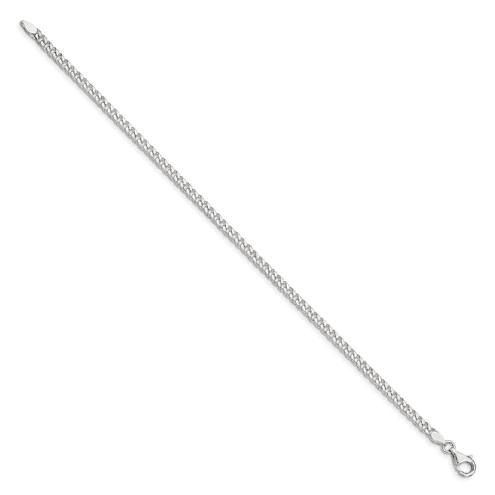 High-Quality 3.15mm Sterling Silver Curb Chain - Stylish & Affordable Price-2