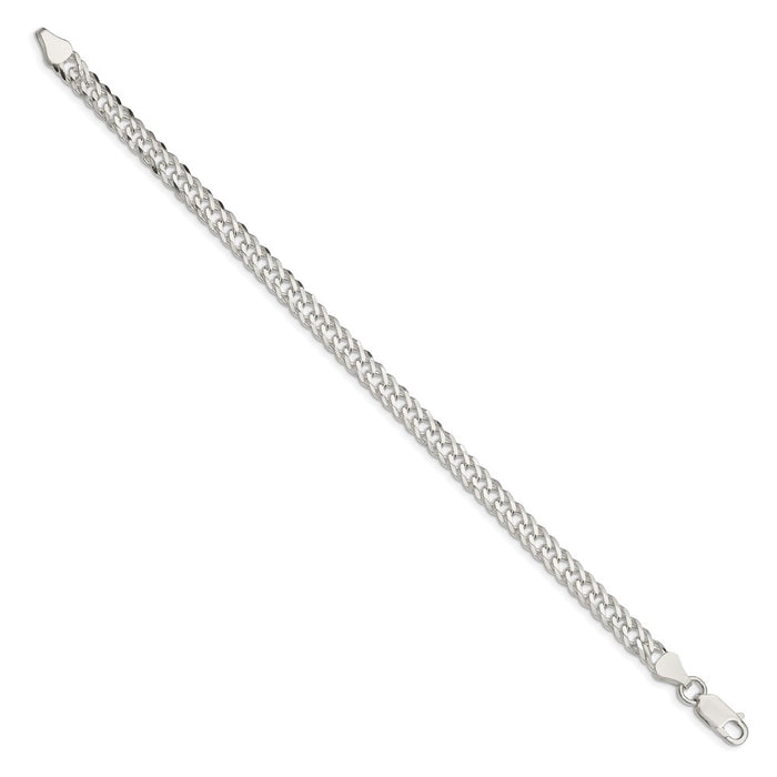 Exclusive 5.65mm Sterling Silver Double Curb Chain - Stylish & Affordable!-2