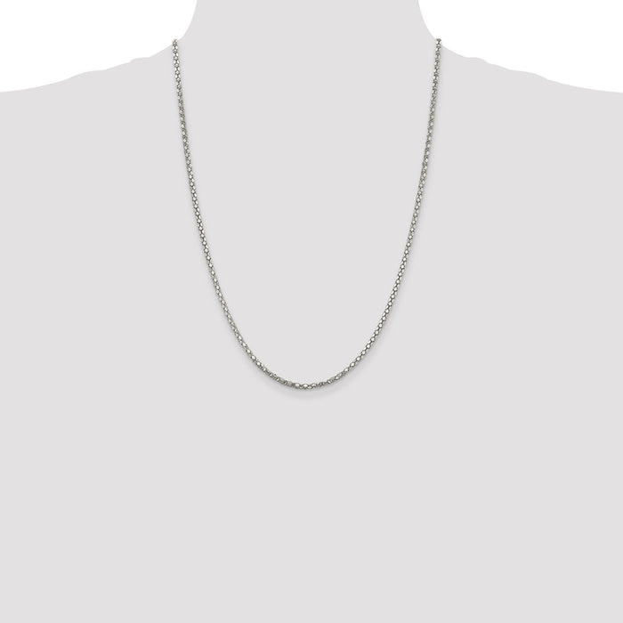 Buy 2.5mm Sterling Silver Popcorn Chain - Stylish and Affordable Jewelry-4