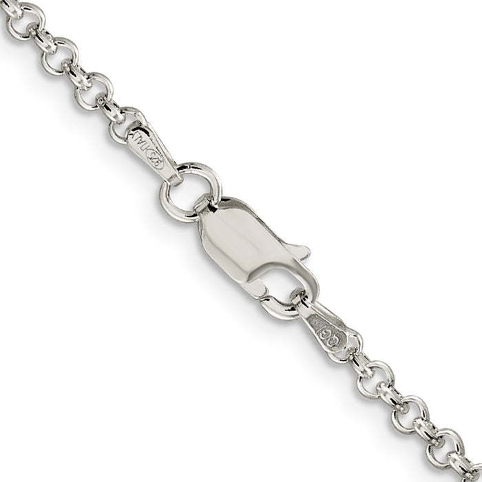 High-Quality 2.8mm Sterling Silver Rolo Chain | Stylish & Affordable Price!-3