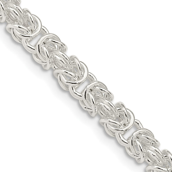 Buy Stylish 4.75mm Sterling Silver Byzantine Chain | High-Quality Design-1
