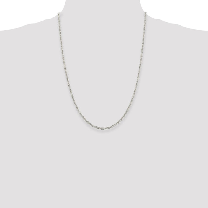 Buy 2.75mm Sterling Silver Loose Rope Chain | Stylish, High-Quality Value!-4