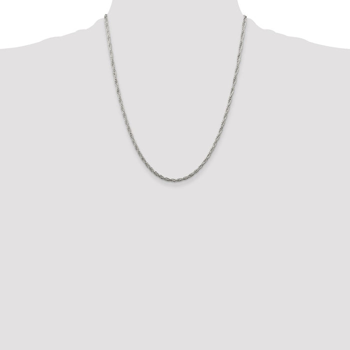 Exclusive 2.5mm Sterling Silver Loose Rope Chain - Stylish & Affordable Price-4