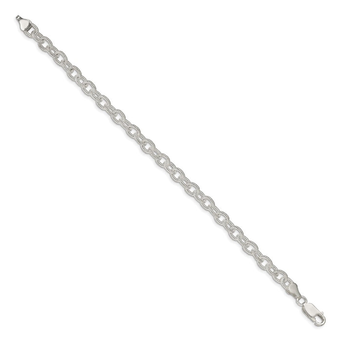 Buy Stylish 6.25mm Sterling Silver Rolo Chain - High-Quality & Elegant Design-2