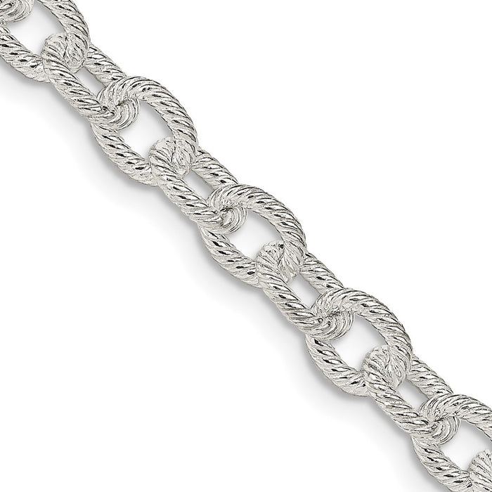 Exclusive 6.25mm Sterling Silver Rolo Chain - Stylish & Affordable Accessory-1