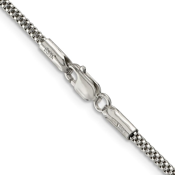 Buy Stylish 2mm Sterling Silver Corona Chain - Affordable Luxury Accessory-3