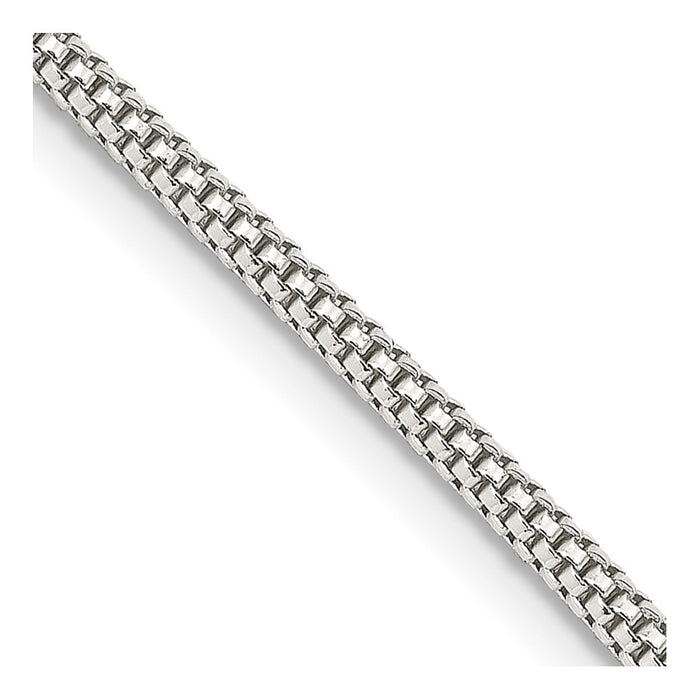 Buy 2mm Sterling Silver Corona Chain - Stylish & Affordable Jewelry Piece-1
