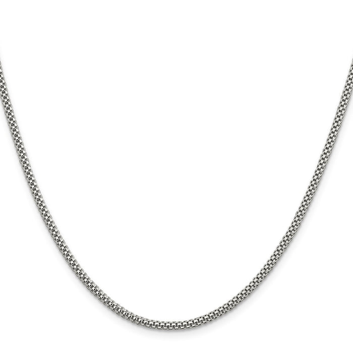 Buy Stylish 2.4mm Sterling Silver Corona Chain - Affordable Luxury Necklace-2