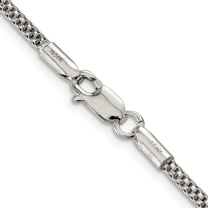 Buy Stylish 2.4mm Sterling Silver Corona Link Chain - High-Quality Value!-3