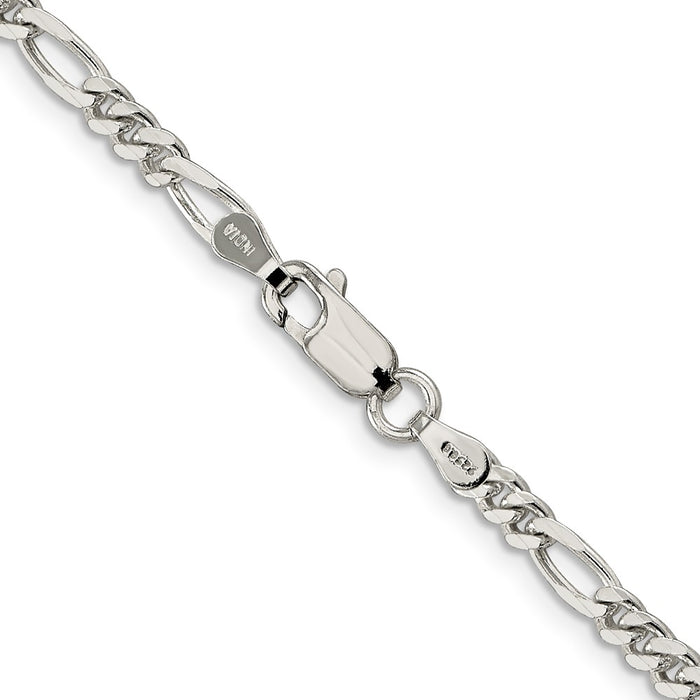 Buy Stylish 3.5mm Sterling Silver Figaro Chain - Affordable Luxury Design-3