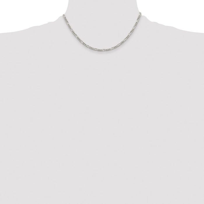 Buy Stylish 3.5mm Sterling Silver Figaro Chain - Affordable Luxury Design-4