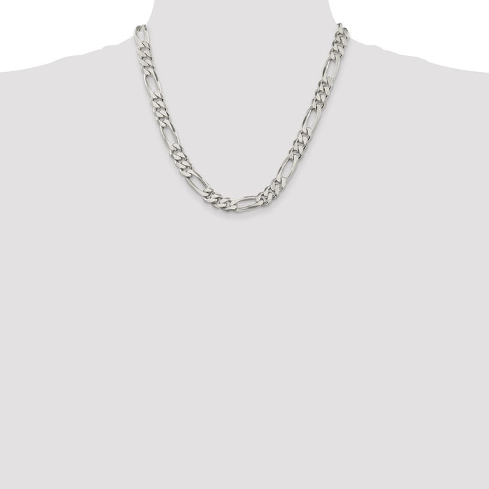Buy High-Quality 9mm Sterling Silver Figaro Chain - Stylish Value Accessory-4