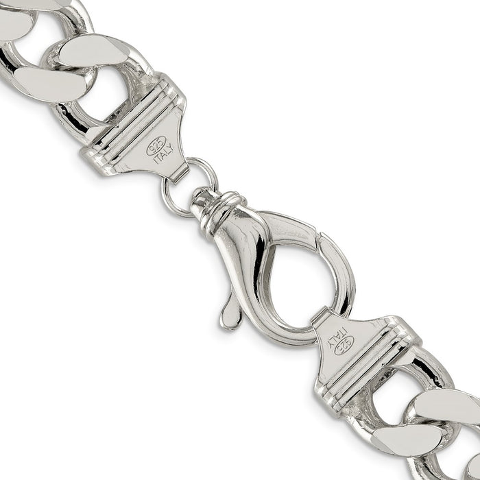 Buy 15mm Sterling Silver Figaro Chain - Stylish, High-Quality Jewelry Value-3