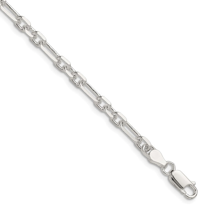 Exclusive 4.5mm Sterling Silver Double Cable Link Chain - Stylish & Affordable-1