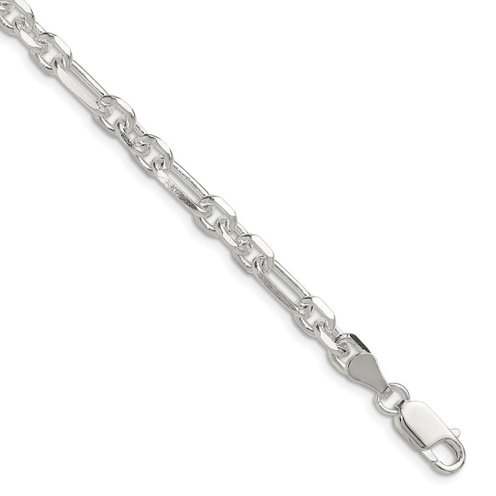 High-Quality Sterling Silver 6mm Double Cable Link Chain - Stylish & Affordable-1