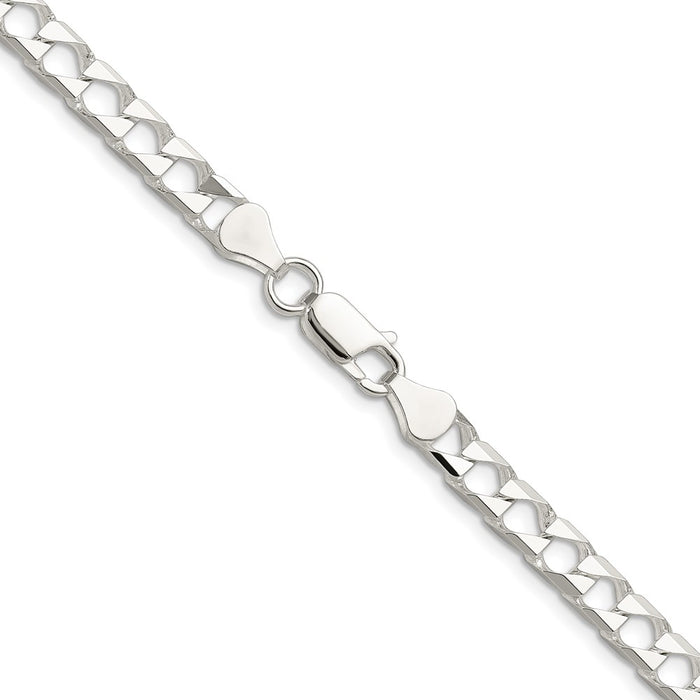 Exclusive 5.75mm Sterling Silver Double Curb Chain - Affordable Luxury Jewelry-3