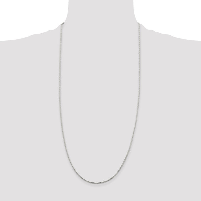 Buy 1.45mm Diamond-Cut Round Franco Chain | Stylish Sterling Silver Jewelry-4