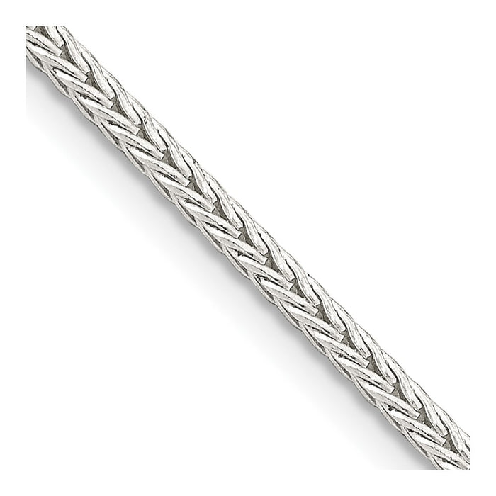 High-Quality 2mm Diamond-Cut Round Franco Chain in Sterling Silver - Stylish Value!-1