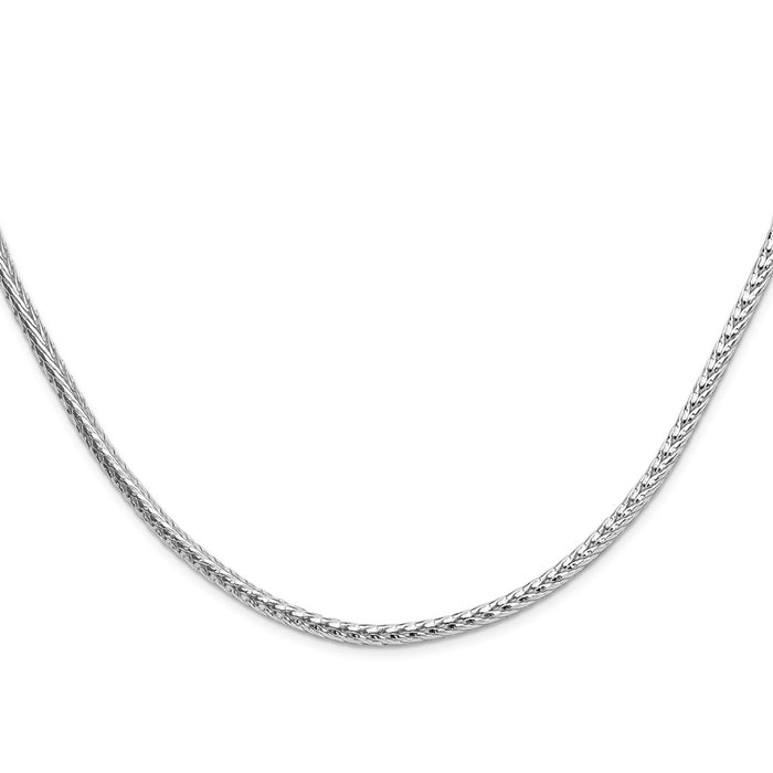 Buy Stylish 3.8mm Diamond-Cut Round Franco Chain in Sterling Silver - Value!-2