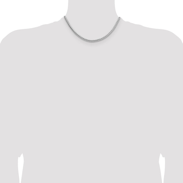 Buy Stylish 3.8mm Diamond-Cut Round Franco Chain in Sterling Silver - Value!-4