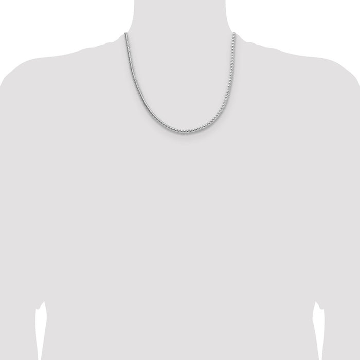 Exclusive 3.8mm Diamond-Cut Round Franco Chain in Sterling Silver - Stylish Value-4