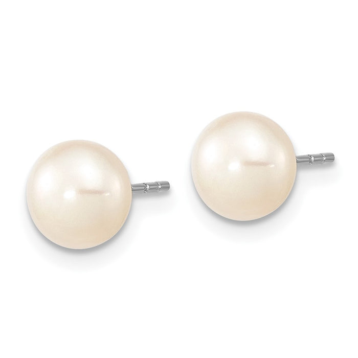 Buy Exclusive Sterling Silver Pearl Jewelry Set: 18" Necklace, Bracelet & Earrings-3