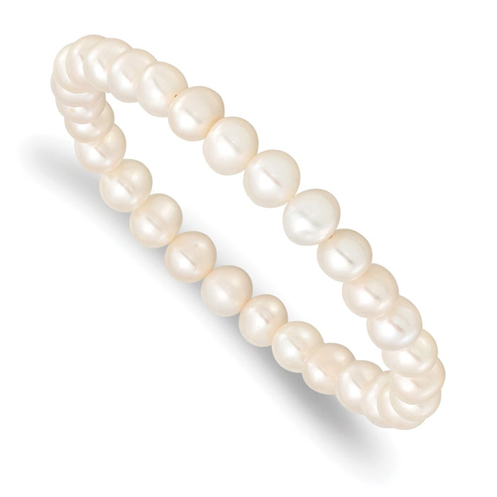 Buy Exclusive Sterling Silver Pearl Jewelry Set: 18" Necklace, Bracelet & Earrings-6