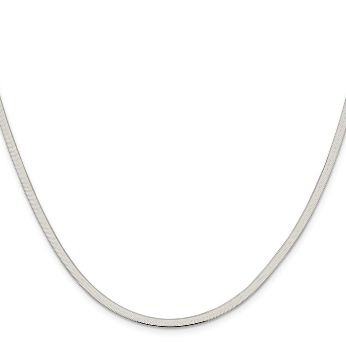 Buy Stylish 3mm Sterling Silver Magic Herringbone Chain - Affordable Luxury!-2