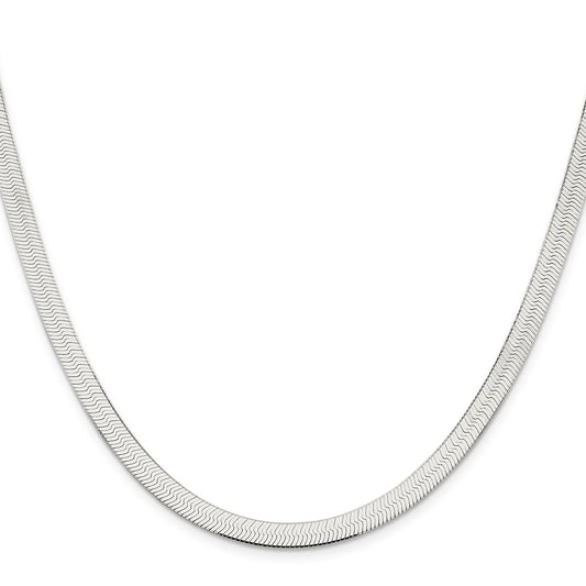 Buy Stylish 5.25mm Sterling Silver Enchanted Herringbone Necklace - Luxury Design
