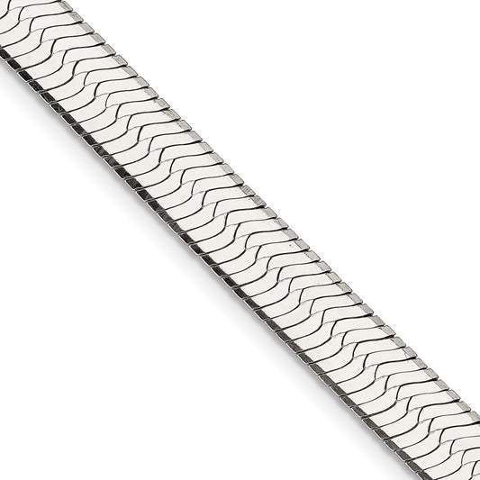 Buy Exclusive Sterling Silver 8.75mm Enchanted Herringbone Necklace - Value!