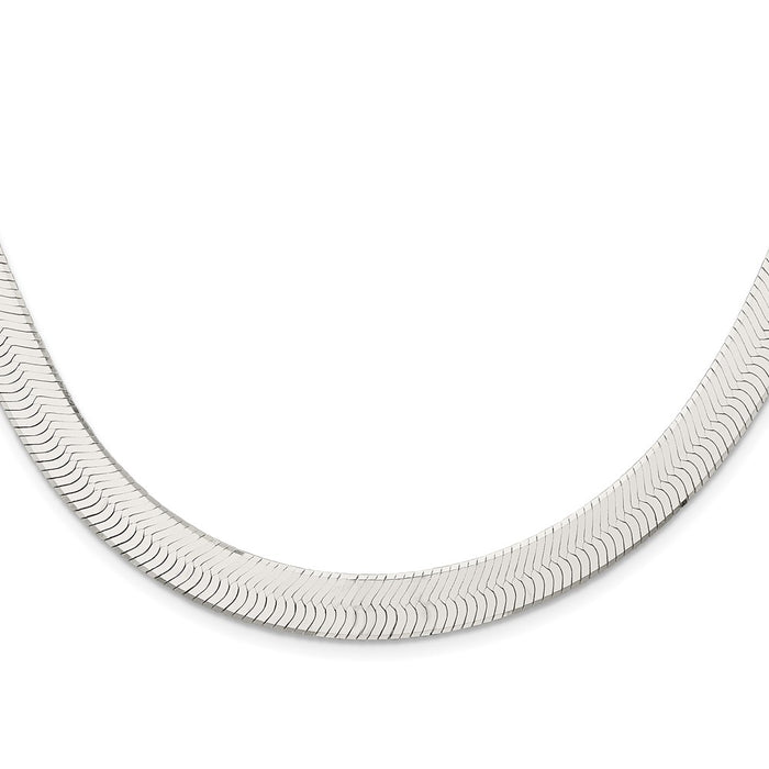 Buy Stylish 10.5mm Sterling Silver Magic Herringbone Chain - Luxury Value-2