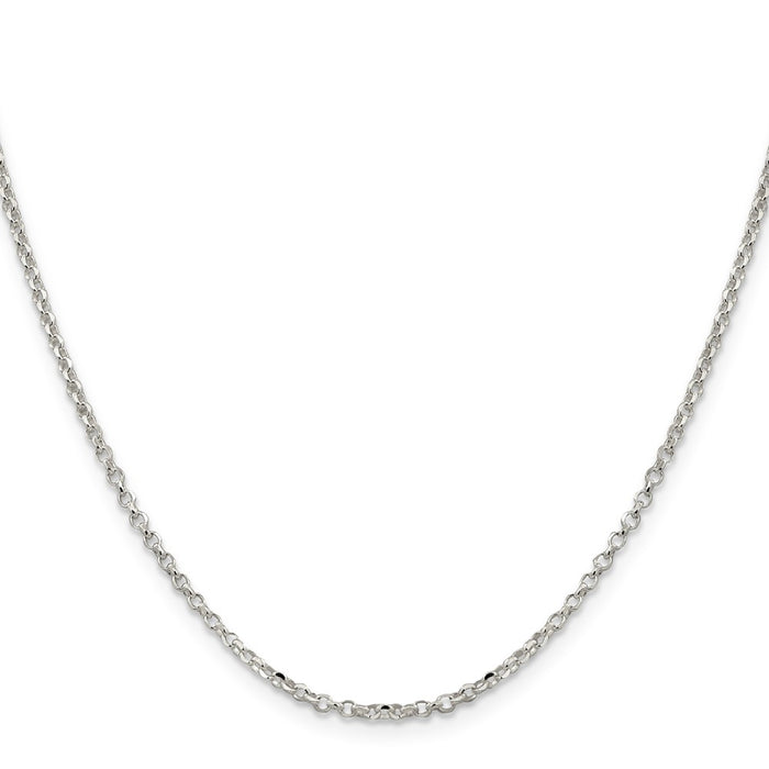 Buy 2.2mm Diamond-Cut Sterling Silver Cable Chain | Stylish & Affordable Quality-2