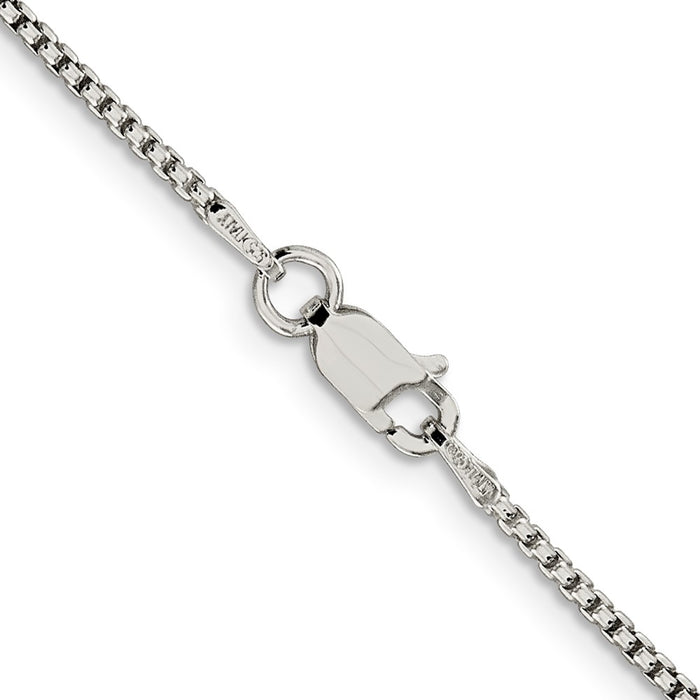 Buy Stylish 1.5mm Round Box Chain in 925 Sterling Silver - Affordable Luxury-3