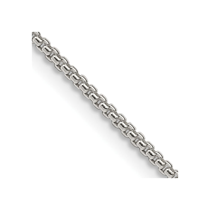 Buy Stylish 1.5mm Round Box Chain in 925 Sterling Silver - Affordable Luxury-1
