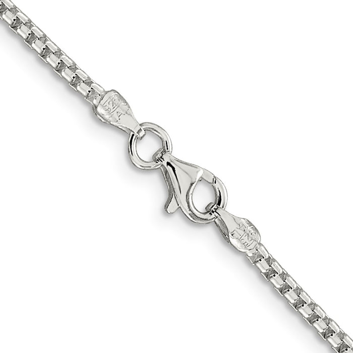 Buy Exclusive 2mm Round Box Chain in Sterling Silver | Stylish & Affordable!-3