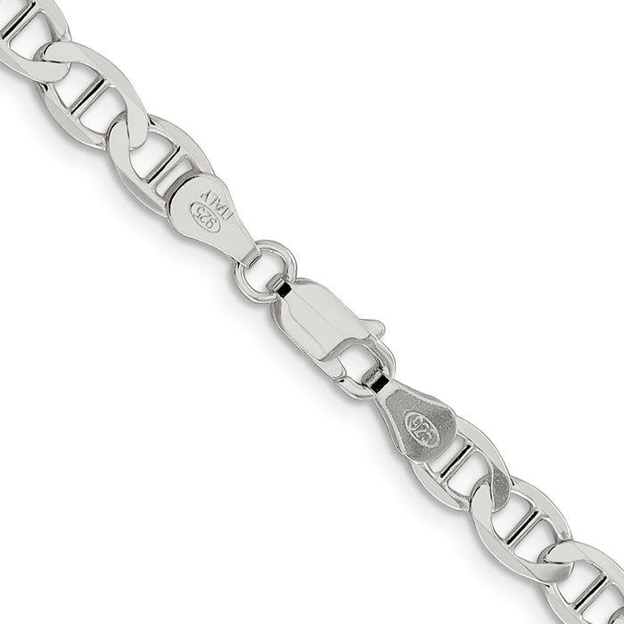 Buy 5.7mm Flat Anchor Chain in Sterling Silver - Stylish, High-Quality Accessory-3