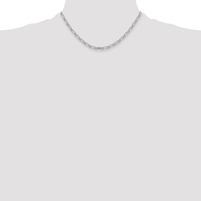 Exclusive Polished Sterling Silver 3.75mm Mariner Link Chain - Stylish & Luxury-4